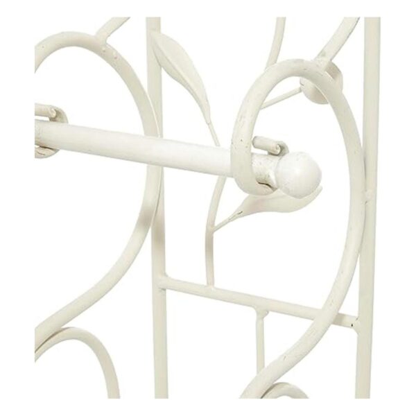 Soporte Deco 79 de metal para papel higiénico color blanco