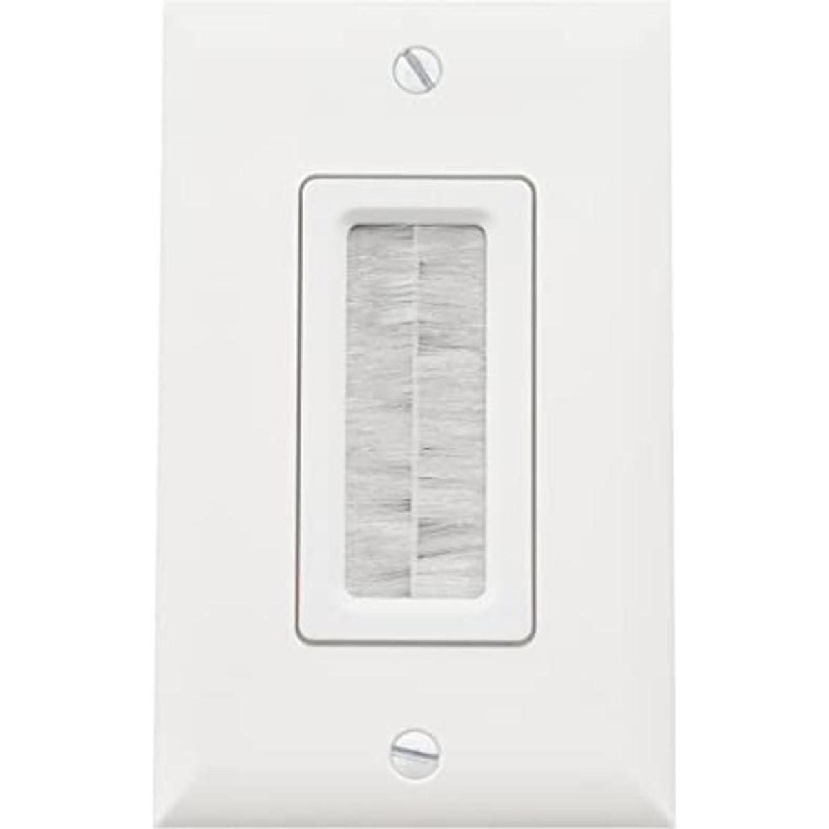 OnQ WP1014WHV1 Correa de acceso para cable con placa de