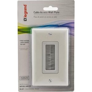 OnQ WP1014WHV1 Correa de acceso para cable con placa de_4