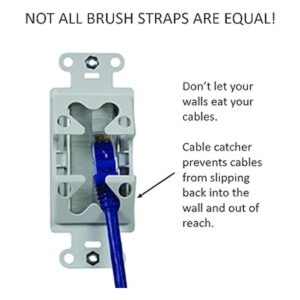 OnQ WP1014WHV1 Correa de acceso para cable con placa de_6
