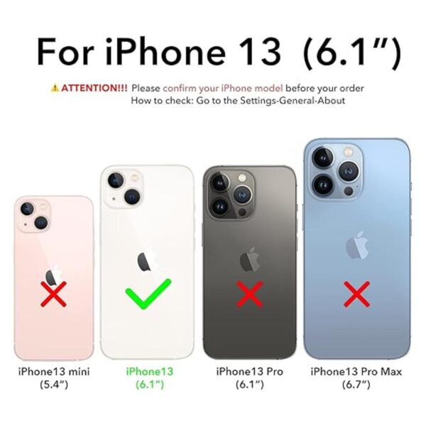 ORNARTO Funda compatible con iPhone 3 y iPhone 13 Pro_2