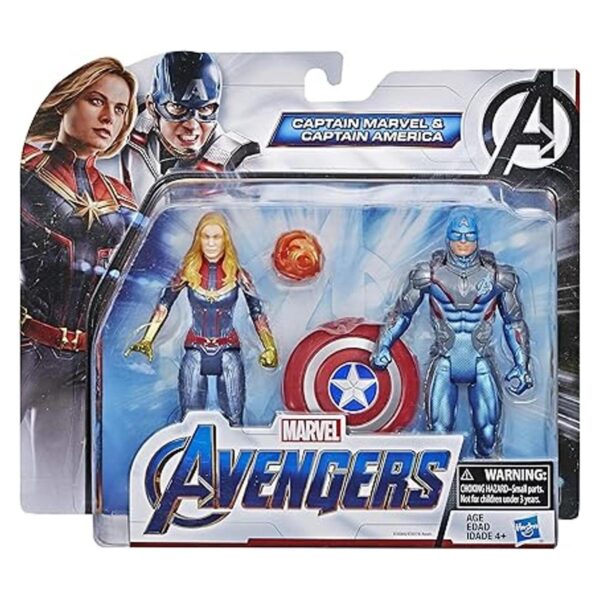 Avengers Marvel Endgame Capitán América y Capitán Marvel_2