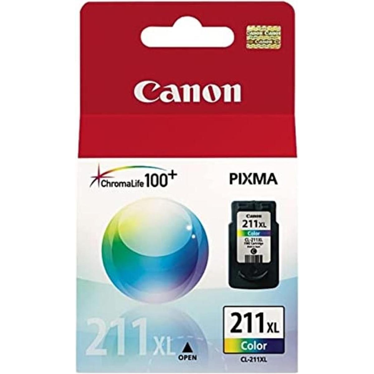 Cartucho de tinta Canon CL211XL Cianmagentaamarillo