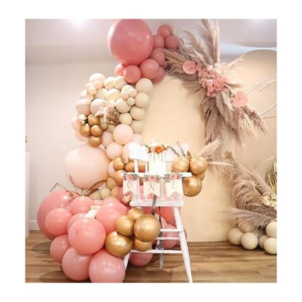 Kit de guirnalda de globos bohemios de color rosa
