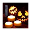 Paquete de 3 luces LED de calabaza con mando a distancia y_1