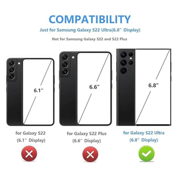 ONETOP Compatible con Samsung Galaxy S22 Ultra Funda tipo_2