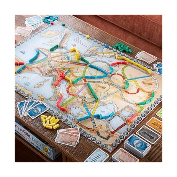Juego Ticket To Ride Europe versión inglés Estándar_3