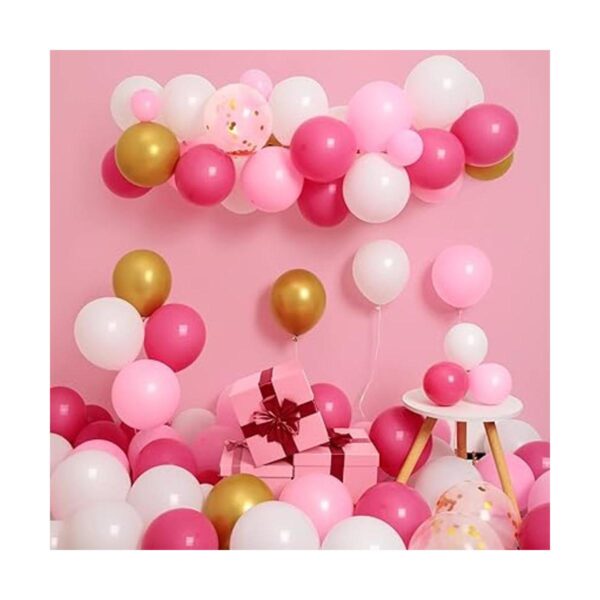 Styirl Kit de arco de globos rosa intenso 110 globos de_6