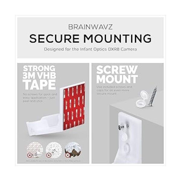 DXR8 Pro Soporte de pared inclinado adhesivo y soporte