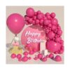 Styirl Kit de arco de globos rosa intenso 110 globos de_1
