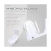 DXR8 Pro Soporte de pared inclinado adhesivo y soporte