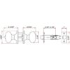 Design House 741314 Cambridge Pomo ajustable para puerta_3