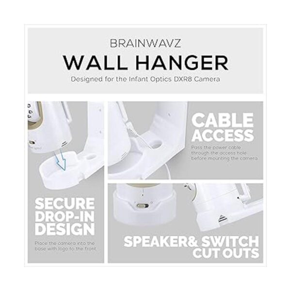 DXR8 Pro Soporte de pared inclinado adhesivo y soporte