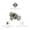 Design House 741314 Cambridge Pomo ajustable para puerta_2