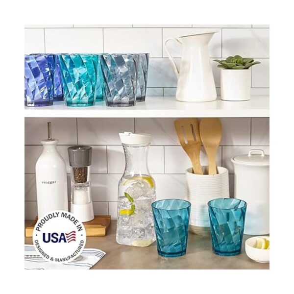 US Acrylic Optix Vasos apilables de plástico de 14 onzas_2