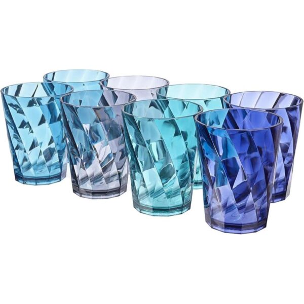 US Acrylic Optix Vasos apilables de plástico de 14 onzas_1