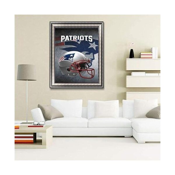 5D DIY Diamond Painting Football 12X16 inches Round Drill_2