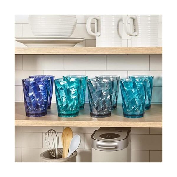 US Acrylic Optix Vasos apilables de plástico de 14 onzas_4