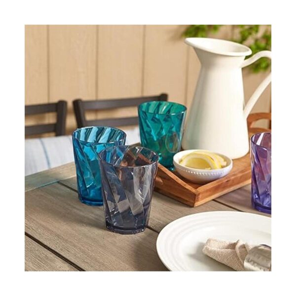 US Acrylic Optix Vasos apilables de plástico de 14 onzas_3