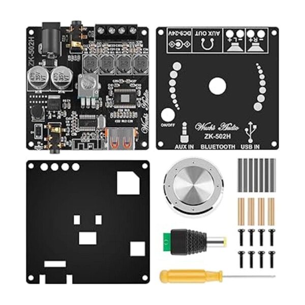 MakerHawk Amplificador Bluetooth placa HiFi estéreo 2.0_3