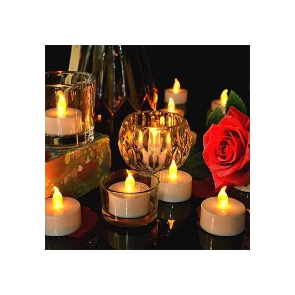 Pandaing Dura 2 veces más velas de tealight sin llama_4