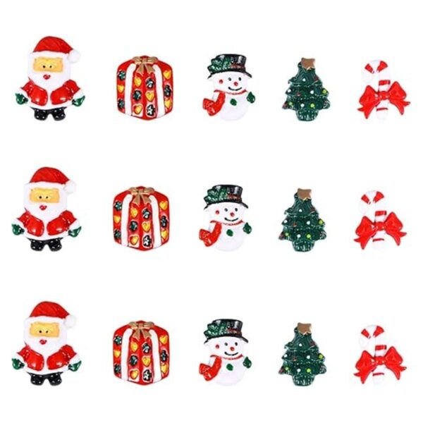 ULTNICE 15pcs miniatura accesorios de Navidad muñeco de_1