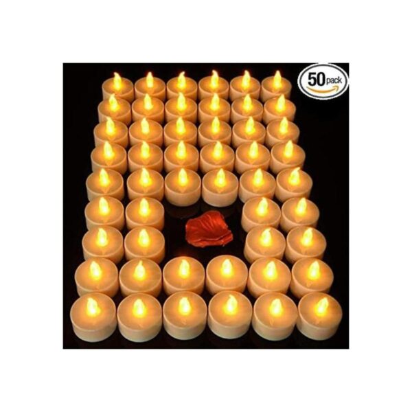 Pandaing Dura 2 veces más velas de tealight sin llama_1