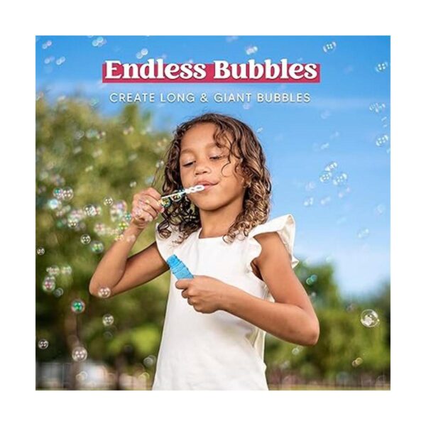 Sloosh Paquete de 24 botellas de burbujas transparentes de_3