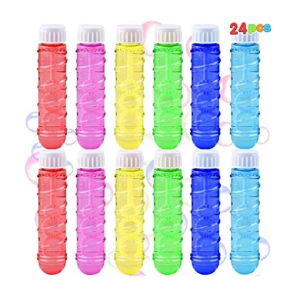 Sloosh Paquete de 24 botellas de burbujas transparentes de_1
