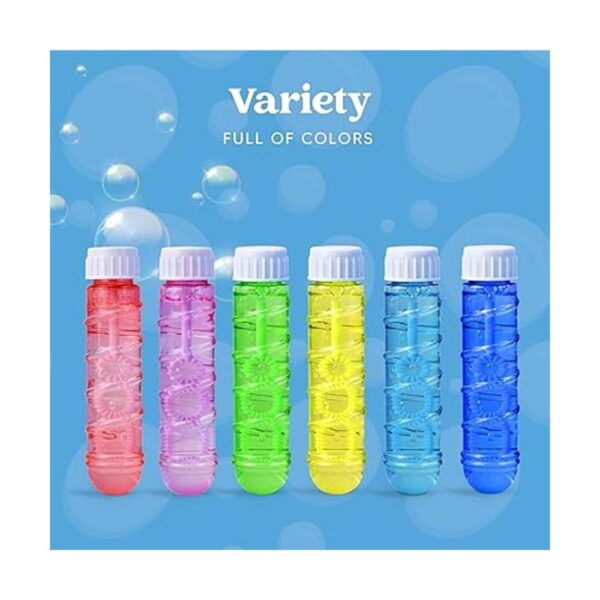 Sloosh Paquete de 24 botellas de burbujas transparentes de_4