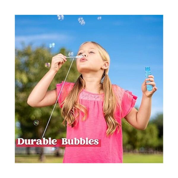 Sloosh Paquete de 24 botellas de burbujas transparentes de_5