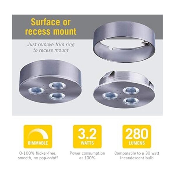 Armacost Lighting 213313 Luz LED para disco color blanco_4