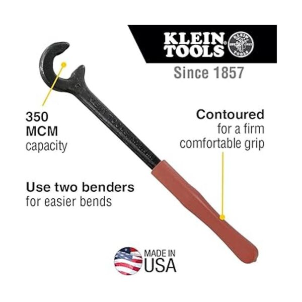 Klein Tools Doblador de cables 50400 12 pulgadas_2