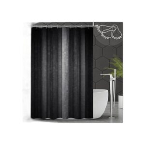 Gibelle Juego de cortinas de ducha de tela abstracta_1
