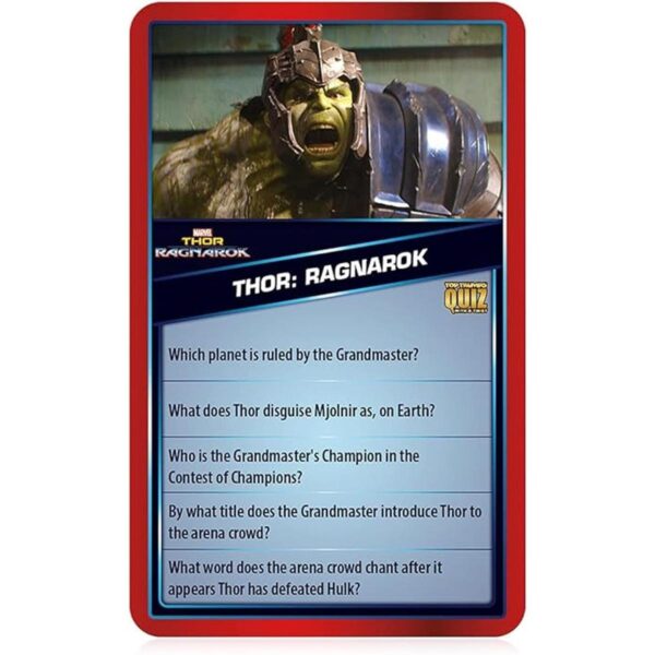 Marvel Cinematic Universe Top Trumps Juego de cuestionario_5