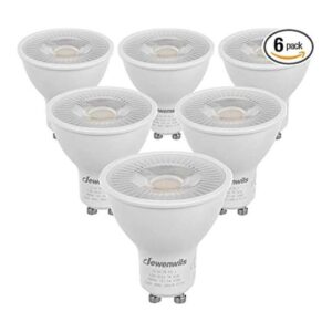 DEWENWILS Paquete de 6 bombillas LED regulables GU10 500_1
