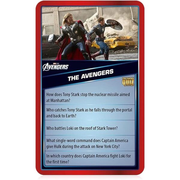 Marvel Cinematic Universe Top Trumps Juego de cuestionario_3