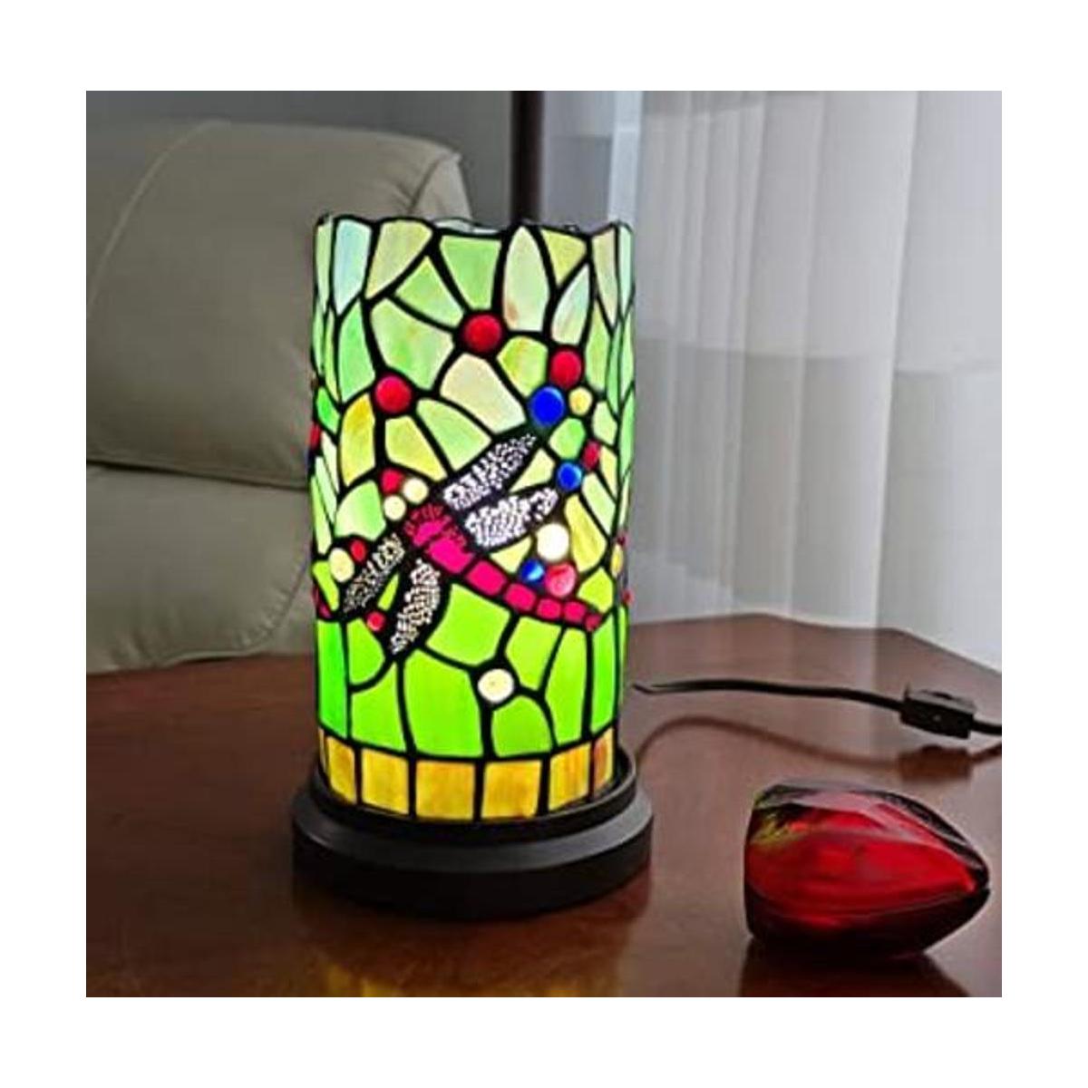 Amora Lighting Tiffany Style Accent Lamp de 10 pulgadas de