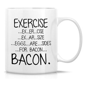 Taza divertida Retreez Los huevos de ejercicio son_1