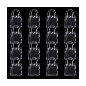 25 bolsas de regalo de PVC transparente con asas pequeñas_1