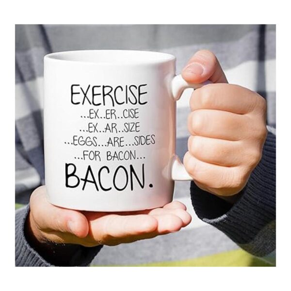 Taza divertida Retreez Los huevos de ejercicio son_5