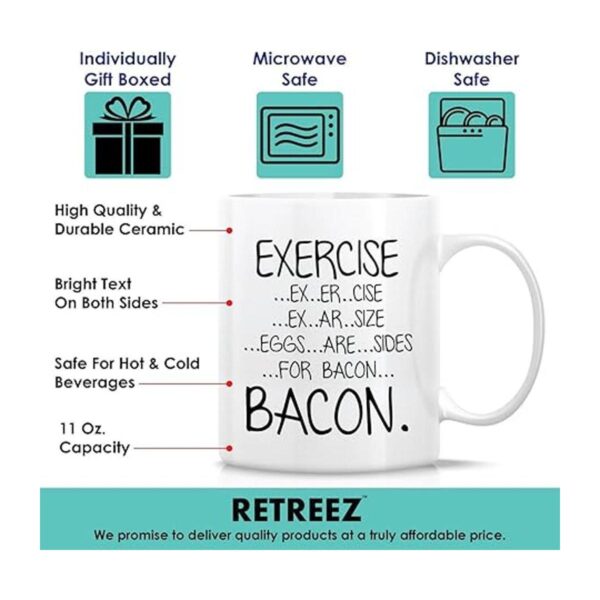 Taza divertida Retreez Los huevos de ejercicio son_3