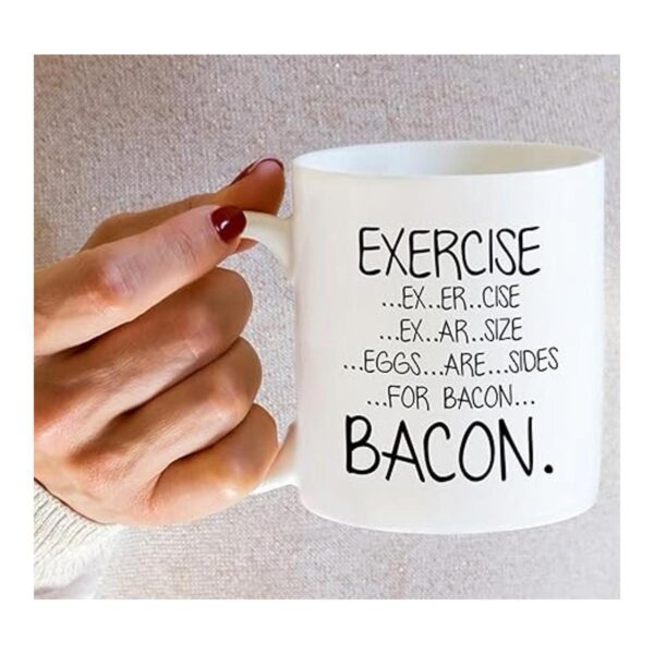 Taza divertida Retreez Los huevos de ejercicio son_6