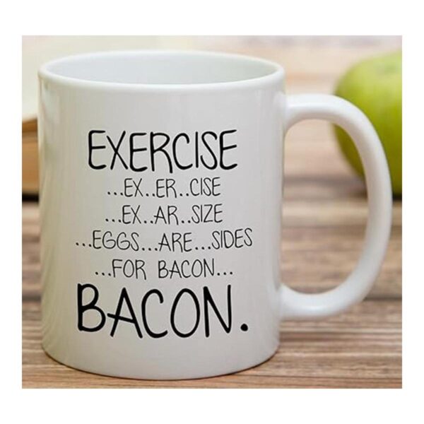 Taza divertida Retreez Los huevos de ejercicio son_4