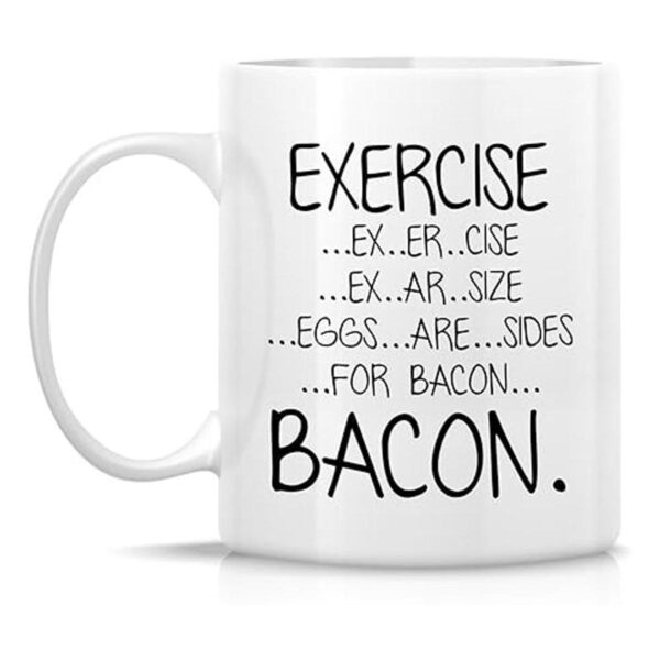 Taza divertida Retreez Los huevos de ejercicio son_2