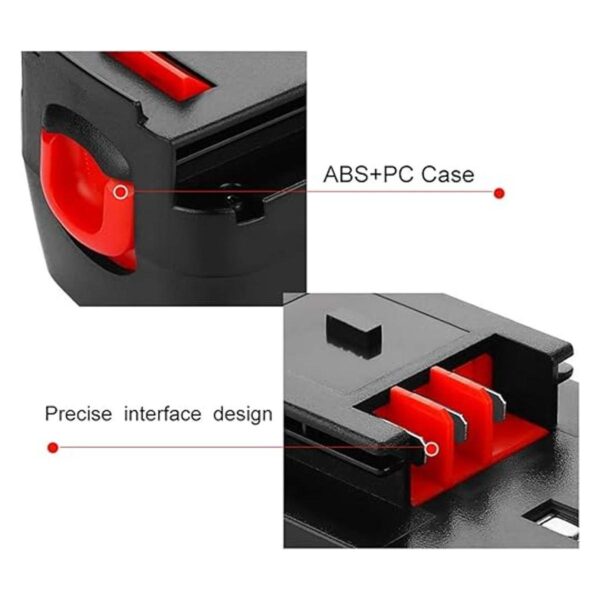 Reemplazo de batería de 18 voltios de 3600 mAh para Black