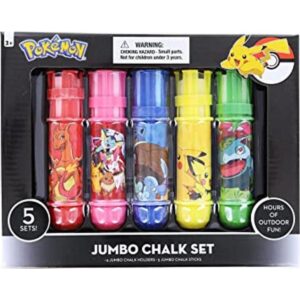 Pokemon Juego de tizas gigantes para exteriores con_1