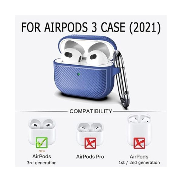 HALLJOY Compatible con AirPods 3 2021 paquete de 2 fundas_2