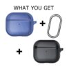 HALLJOY Compatible con AirPods 3 2021 paquete de 2 fundas_5