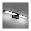 OKELI Lámpara de tocador de baño regulable color negro_1